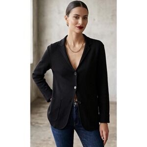 Prada Archive‎ 2000s Black Knitted Cardigan Blazer Jacket